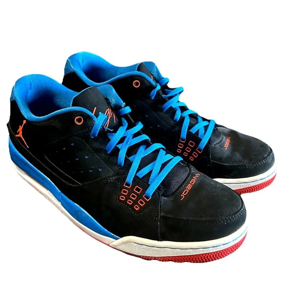 Jordan SC-1 Mens Size 11.5 Low Black Blue Red Shoe Sneaker 599929-007